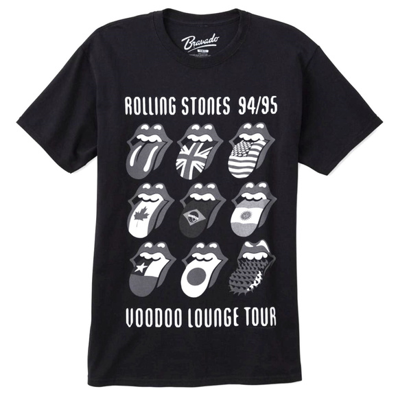Rolling Stones Voodoo Lounge Logo rock Official T-Shirt M NWT - Picture 3 of 3